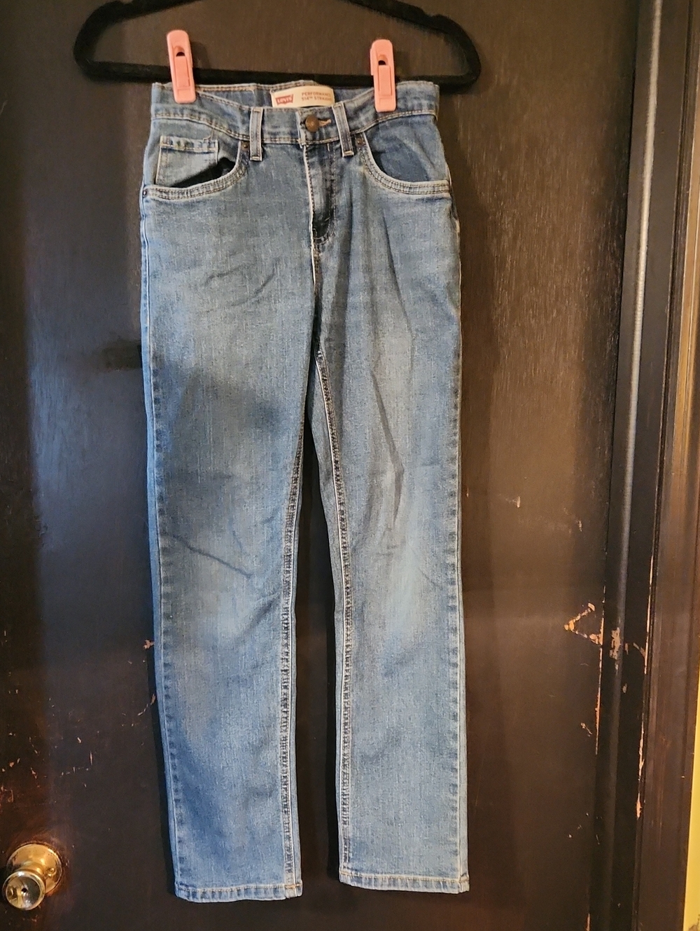 Boys/ Kids Levi's Light Wash Straight/ Boot Cut Jeans Size 12 Kids